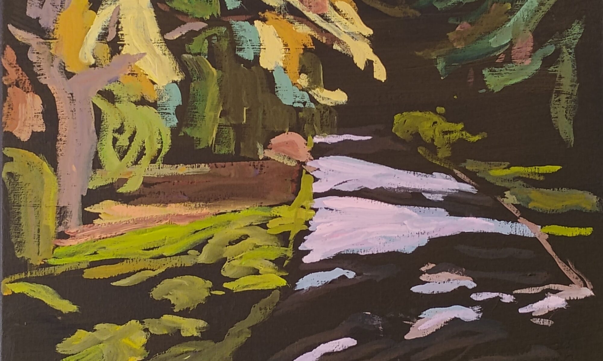 Akryl på lærred Århus 2021